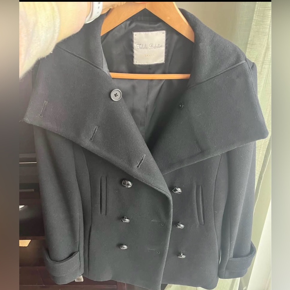 Aritzia Babaton Talula Wool Peacoat – Size Small (Retail $350)